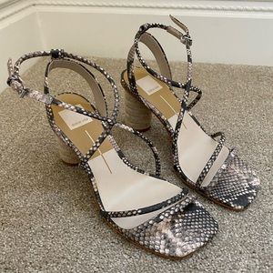 Snakeskin Dolce Vita sandals